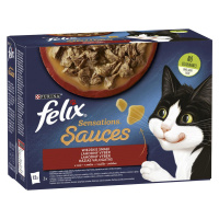 Felix Sensations Sauces Multipack lahodný výběr v omáčce 12x85g