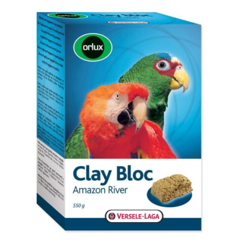 Blok Versele-Laga jílový Clay Bloc Amazon River pro větší papoušky 550g Versele Laga