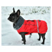 Vsepropejska Rafael bunda pro psa s kožíškem Barva: Červená, Délka zad (cm): 52, Obvod hrudníku: