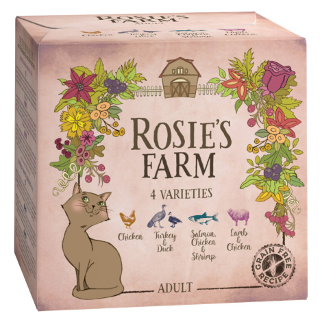 Balení na vyzkoušení Rosie's Farm Adult 4 x 100 g - 4 x 100 g míchané balení (4 druhy)