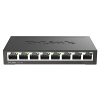 D-Link DGS-108 kovový 8-port 10/100/1000 Switch