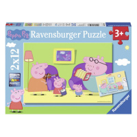 Ravensburger Prasátko Peppa 2 x 12 dílků