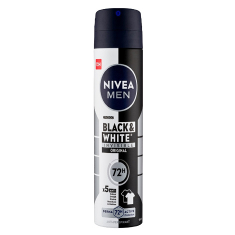 Nivea Men Black & White Invisible Power antiperspirant ve spreji pro muže 150 ml