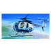 Model Kit vrtulník 12249 - HUGHES 500D POLICE HELICOPTER (1:48)