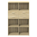 vidaXL Skříň highboard dub sonoma 80 x 42,5 x 124 cm kompozitní dřevo