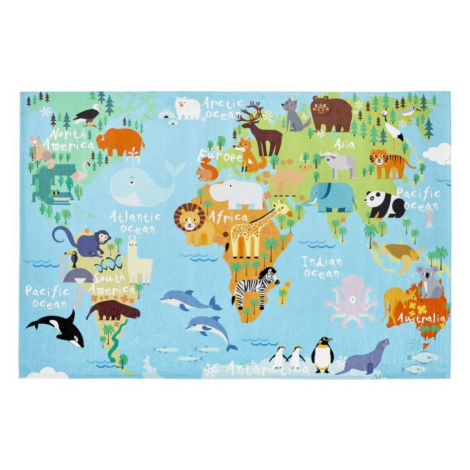 Dětský koberec mapa světa 233 - 160 x 230 cm