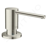 Hansgrohe 40438800 - Dávkovač mycích prostředků A41, 500 ml, nerezová ocel