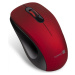 CONNECT IT "MUTE" bezdrátová optická tichá myš, USB, (+ 1x AA baterie zdarma), červená