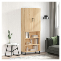 vidaXL Skříň highboard dub sonoma 69,5 x 34 x 180 cm kompozitní dřevo