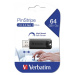 VERBATIM Flash Disk 64GB PinStripe USB 3.0, černý Černá