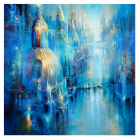 Ilustrace The old town, Annette Schmucker, 40 × 40 cm