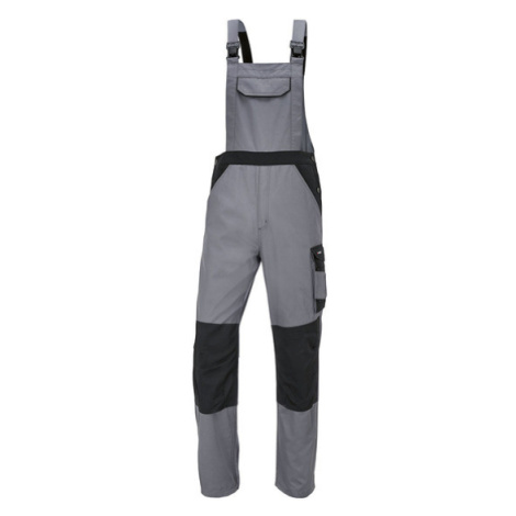 PARKSIDE® Pánské zateplené pracovní kalhoty s laclem (56, šedá/černá)