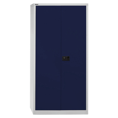 BISLEY Skříň s otočnými dveřmi UNIVERSAL, v x š x h 1806 x 914 x 400 mm, 3 pozinkované police, 4