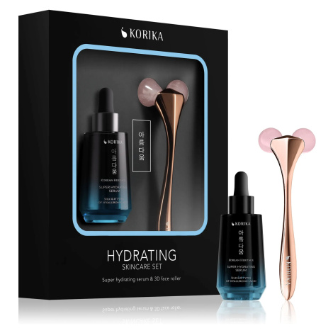 KORIKA Hydrating Skincare Set Super Hydrating Serum 30 ml + 3D Face Roller