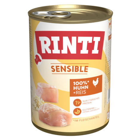 RINTI Sensible 6 x 400 g - Kuře & rýže