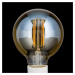 Orion LED žárovka globe E27 G95 6W jantar 2200K stmívací