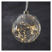 STAR TRADING Glow LED dekorační koule ze skla, Ø 15 cm čirá