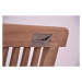 Divero 2299 Zahradní venkovní nábytek z týkového dřeva s opěrkami