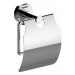SAPHO XR732 X-Round držák toaletního papíru, s krytem, stříbrná
