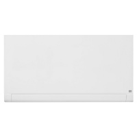 nobo Skleněná bílá tabule WIDESCREEN, zaoblené rohy, 57'' - š x v 1264 x 711 mm