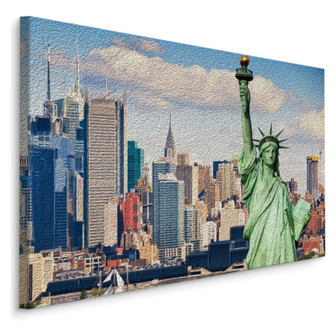 Plátno Socha Svobody V New Yorku II. Varianta: 40x30