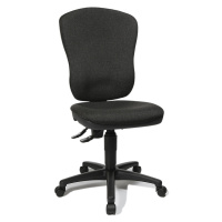 Topstar Standardní otočná židle, bez područek, s opěrou bederních obratlů, výška opěradla 570 mm