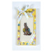 Bavlněná utěrka Darkové balení, Velikonoční zajíček s kuřátkem, 50 x 70 cm