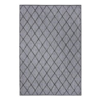 NORTHRUGS Kusový koberec Twin-Wendeteppiche 105456 Night Silver, 80 × 250 cm