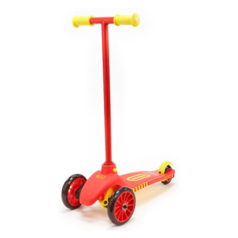 Little tikes Scooter koloběžka červená a žlutá tříkolová skládací