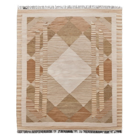 Diamond Carpets koberce Ručně vázaný kusový koberec Fibonacci I DESP HL88 Beige Mix - 80x150 cm