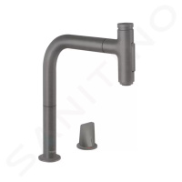 Hansgrohe 73818340 - Dřezová baterie M7120-H200 s výsuvnou sprškou, 2-otvorová instalace, sBOX, 