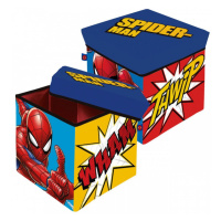 ARDITEX - Úložný box s víkem / taburetka 2v1 SPIDERMAN, SM15223