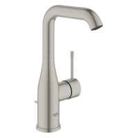 Vysoká umyvadlová baterie Grohe Essence New s otočným raménkem supersteel 32628DC1