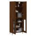 vidaXL Skříň highboard hnědý dub 69,5 x 34 x 180 cm kompozitní dřevo