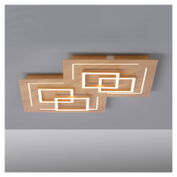 Q-Smart-Home Paul Neuhaus Q-LINEA LED stropní světlo dřevo 60cm