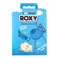 EBI COOCKOO ROXY Interaktivní laserová hračka pro kočky 8x8x10,5cm modrá