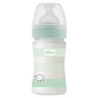 Chicco Láhev kojenecká sklo Well-being silikon, uni 150 ml