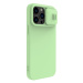 Nillkin CamShield Silky silikonové pouzdro na iPhone 14 PRO MAX 6.7" Mint green