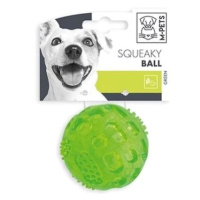 M-Pets Squeaky Pískací míček zelený