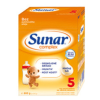 SUNAR Complex 5 dětské mléko (+ mnostvo X600 g)