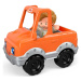 Mattel fisher price little people oranžový pick up, ggt36