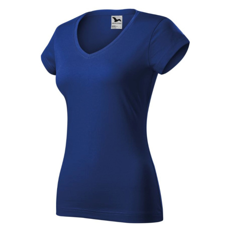 Dámské tričko Malfini Fit V-neck námořní modrá