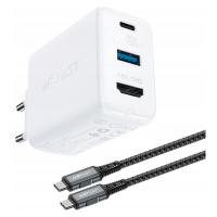 Acefast Rychlá Univerzální Síťová Nabíječka 65W Kostka Usb-c Napájecí Adaptér GaN