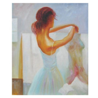 Obraz - Oblíkající se baletka