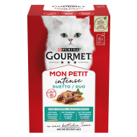 Gourmet Mon Petit 48 x 50 g - 36 + 12 zdarma - mix masa a ryb