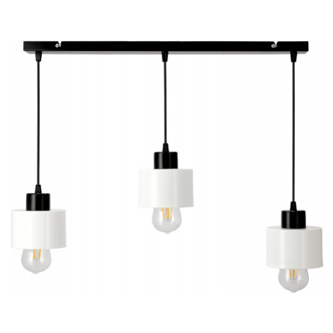 LED závěsná lampa Beam - 3xE27 - CUBE WHITE Berge