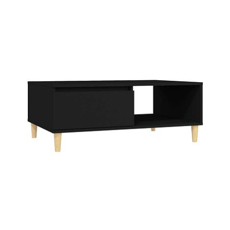 SHUMEE Konferenční stolek černý 90 × 60 × 35 cm dřevotříska, 805996