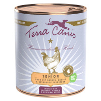 Terra Canis Senior bez obilnin 6 x 800 g - kuřecí s okurkou, dýní a bylinkami