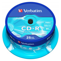 VERBATIM CD-R(25 ks)Spindle/Extra Protection/DL/52x/700MB