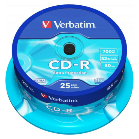 VERBATIM CD-R(25 ks)Spindle/Extra Protection/DL/52x/700MB